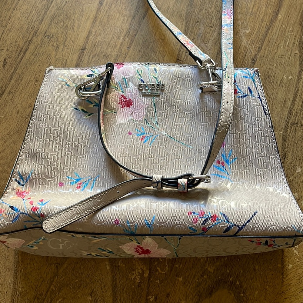Guess Bag with Flower Design
